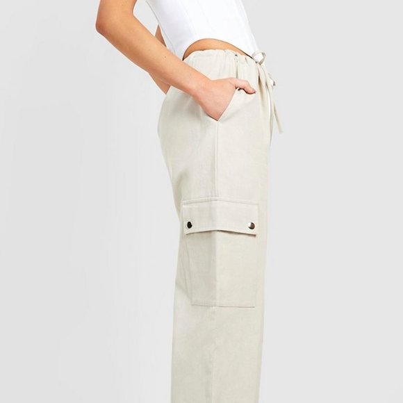 - Draw Cord Baggy Cargo Pants - Picture 2 of 3